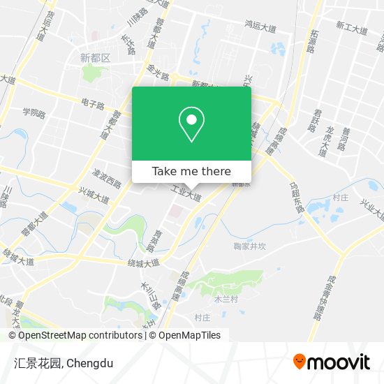 汇景花园 map