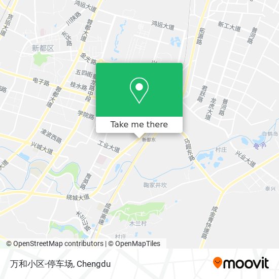 万和小区-停车场 map