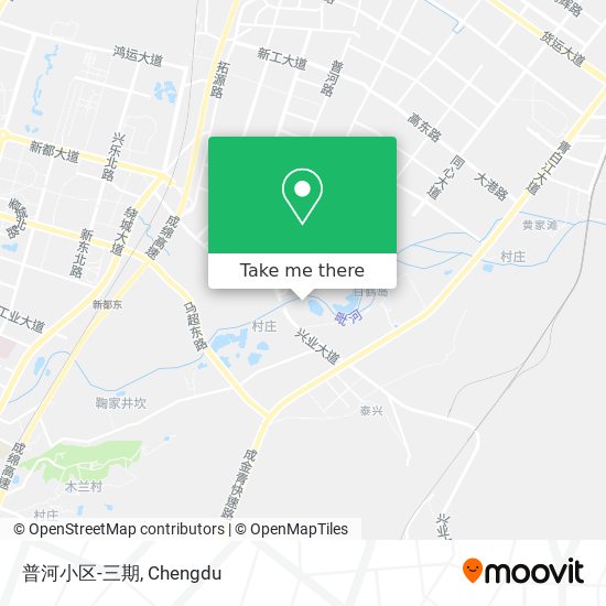 普河小区-三期 map