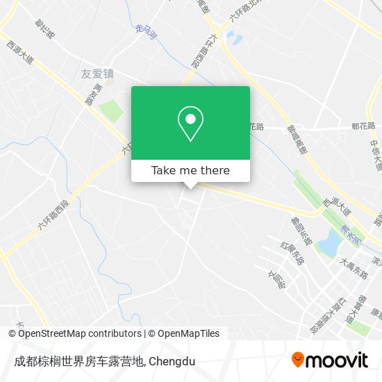 成都棕榈世界房车露营地 map