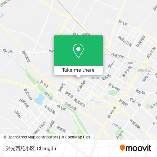 兴光西苑小区 map
