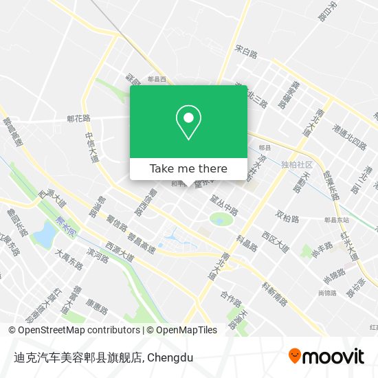 迪克汽车美容郫县旗舰店 map