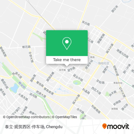 泰立·观筑西区-停车场 map