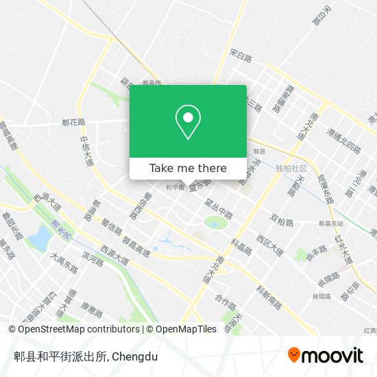 郫县和平街派出所 map