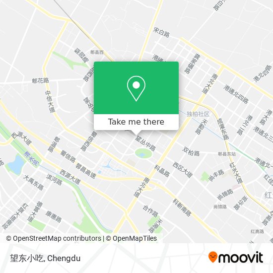 望东小吃 map