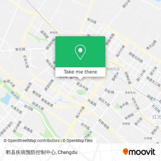 郫县疾病预防控制中心 map