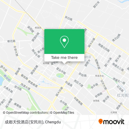 成都天悦酒店(安民街) map