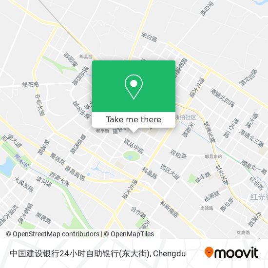 中国建设银行24小时自助银行(东大街) map