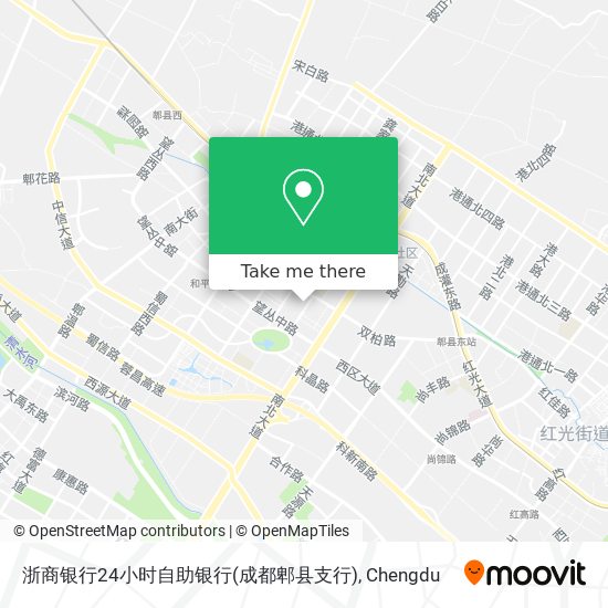 浙商银行24小时自助银行(成都郫县支行) map