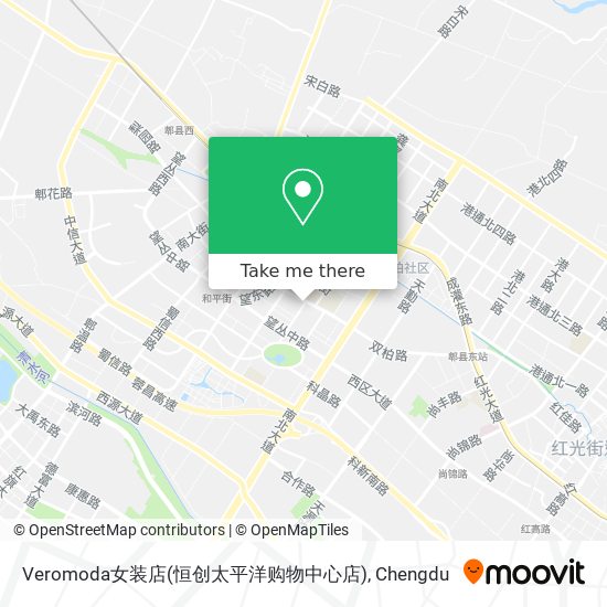 Veromoda女装店(恒创太平洋购物中心店) map