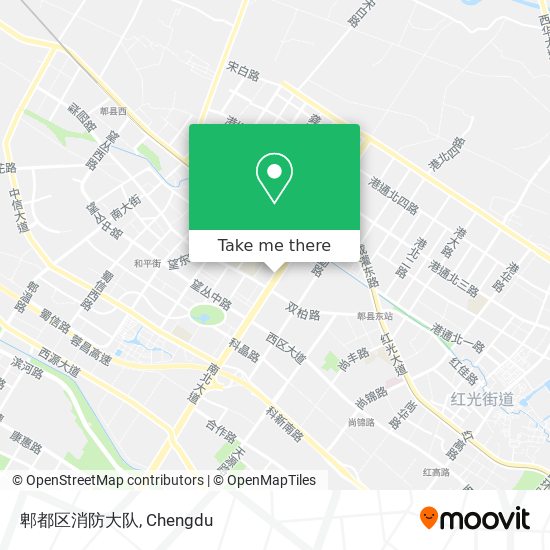 郫都区消防大队 map