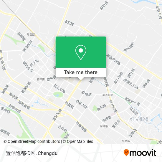 置信逸都-D区 map