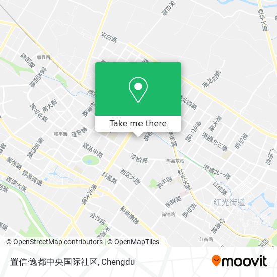 置信·逸都中央国际社区 map