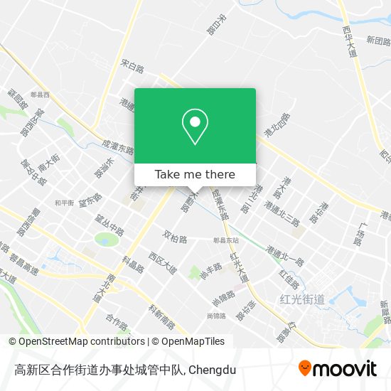 高新区合作街道办事处城管中队 map