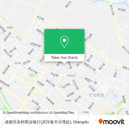 成都市农村商业银行(滨河春天分理处) map
