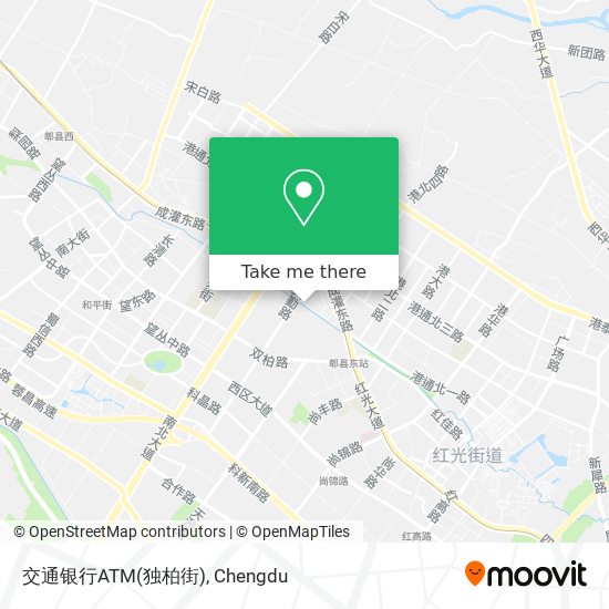 交通银行ATM(独柏街) map