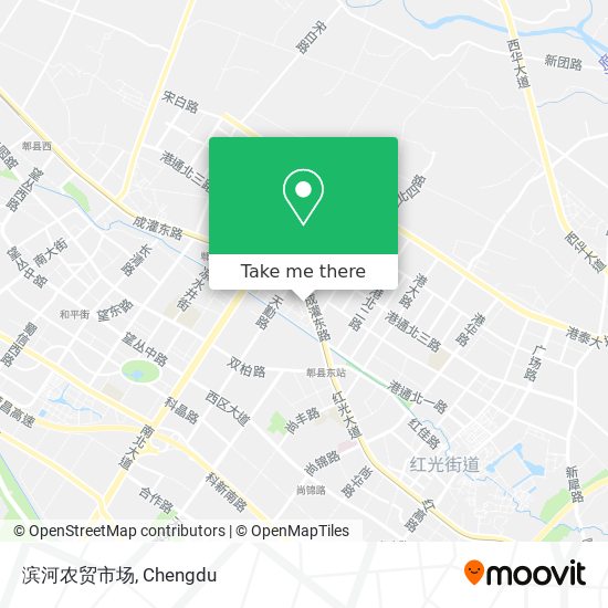 滨河农贸市场 map