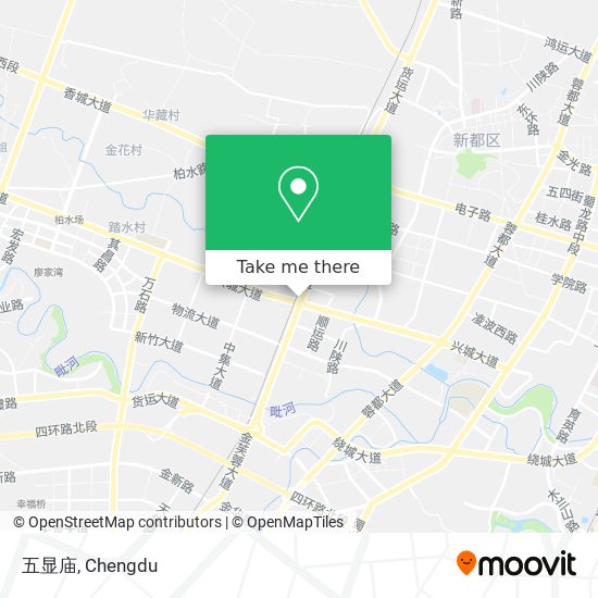 五显庙 map
