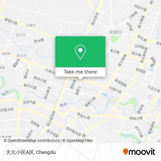 天元小区A区 map