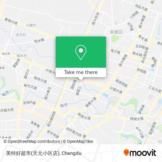 美特好超市(天元小区店) map