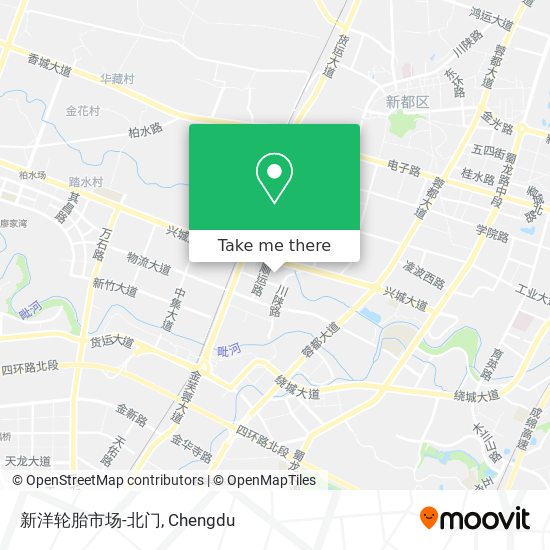 新洋轮胎市场-北门 map