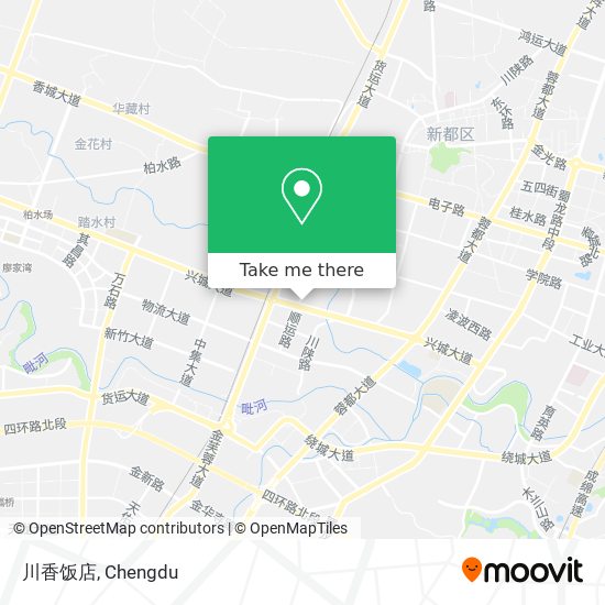 川香饭店 map