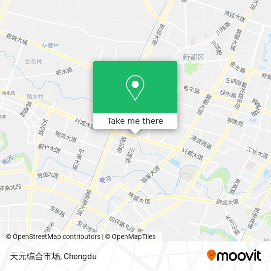天元综合市场 map