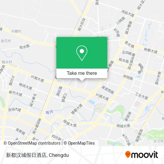 新都汉城假日酒店 map