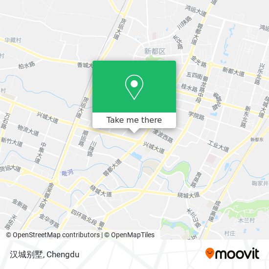 汉城别墅 map