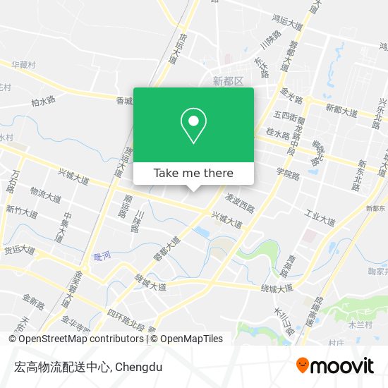宏高物流配送中心 map