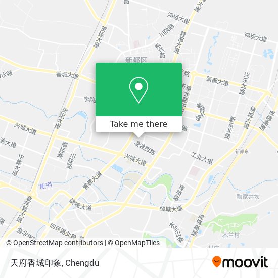 天府香城印象 map