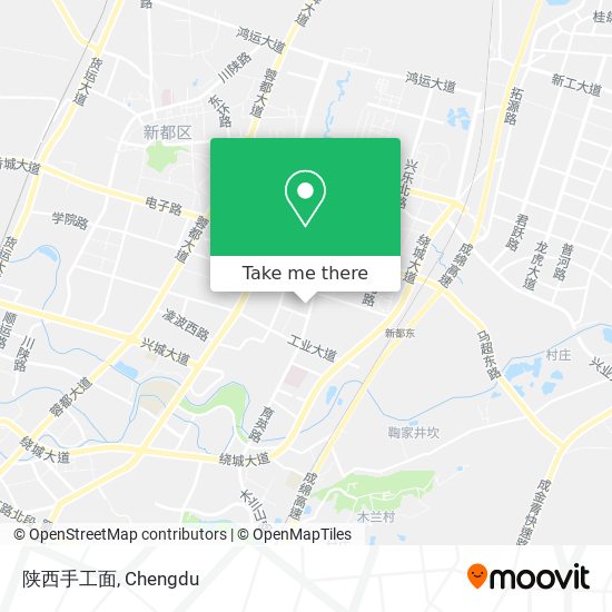 陕西手工面 map