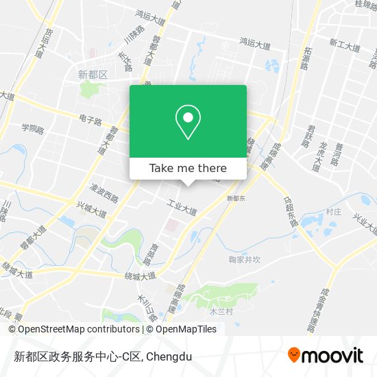 新都区政务服务中心-C区 map