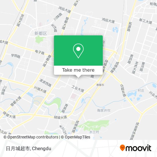 日月城超市 map