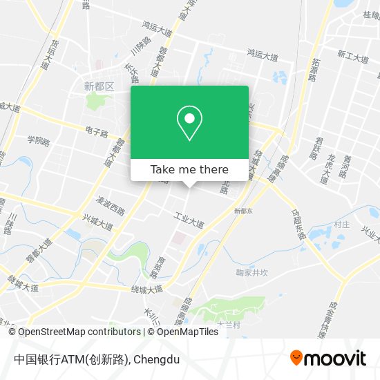 中国银行ATM(创新路) map