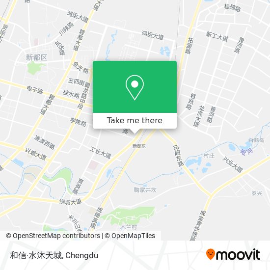和信·水沐天城 map