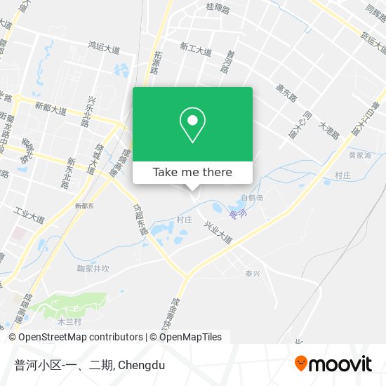 普河小区-一、二期 map