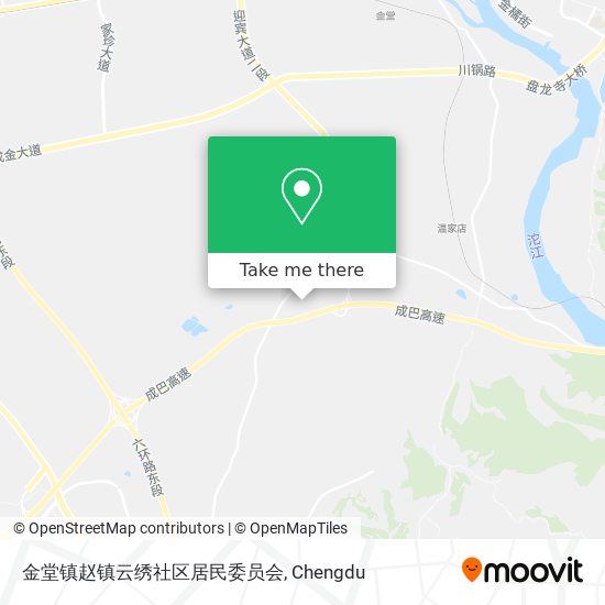 金堂镇赵镇云绣社区居民委员会 map