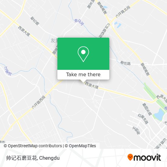 帅记石磨豆花 map