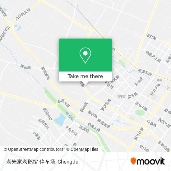老朱家老鹅馆-停车场 map