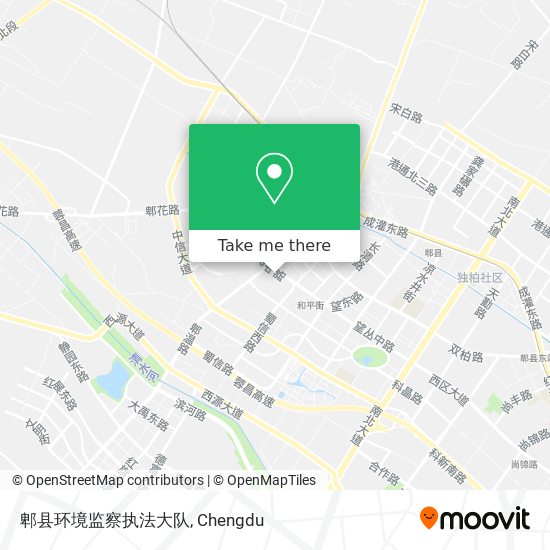 郫县环境监察执法大队 map