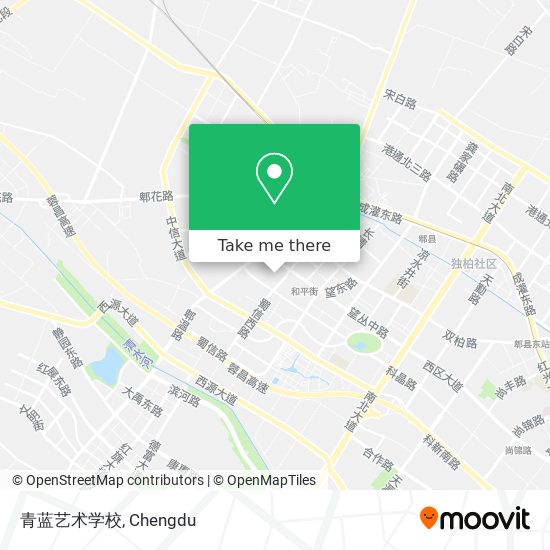 青蓝艺术学校 map