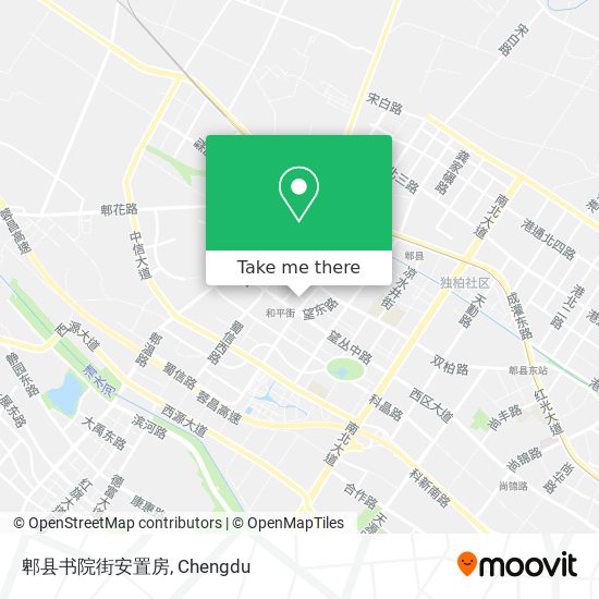郫县书院街安置房 map
