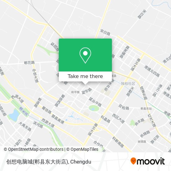 创想电脑城(郫县东大街店) map