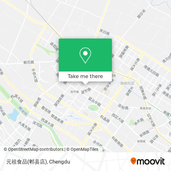 元祖食品(郫县店) map