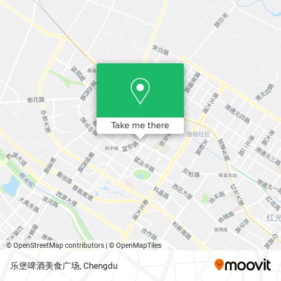 乐堡啤酒美食广场 map