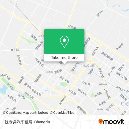 魏老兵汽车租赁 map