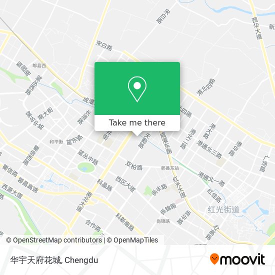 华宇天府花城 map