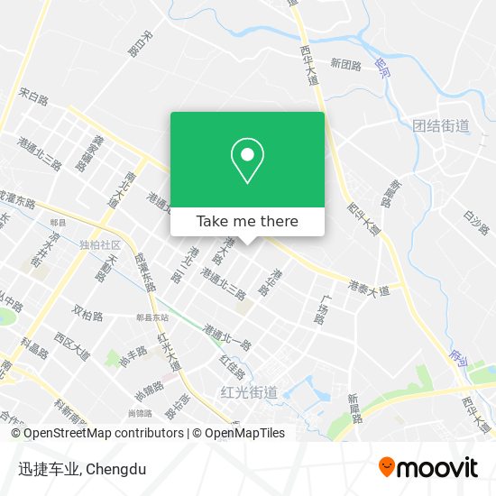 迅捷车业 map