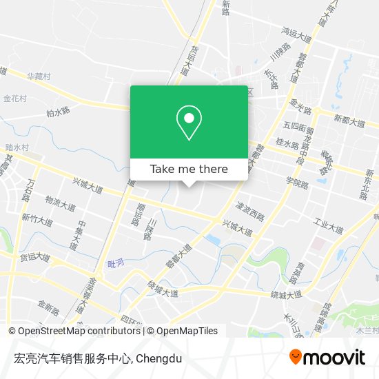 宏亮汽车销售服务中心 map